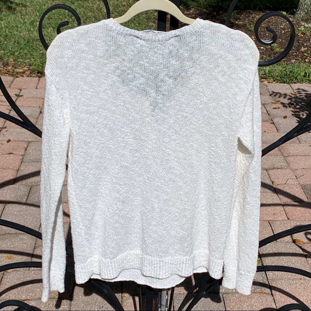 Athleta Weekend Pullover Sweater Split Vneck I Si… - image 5